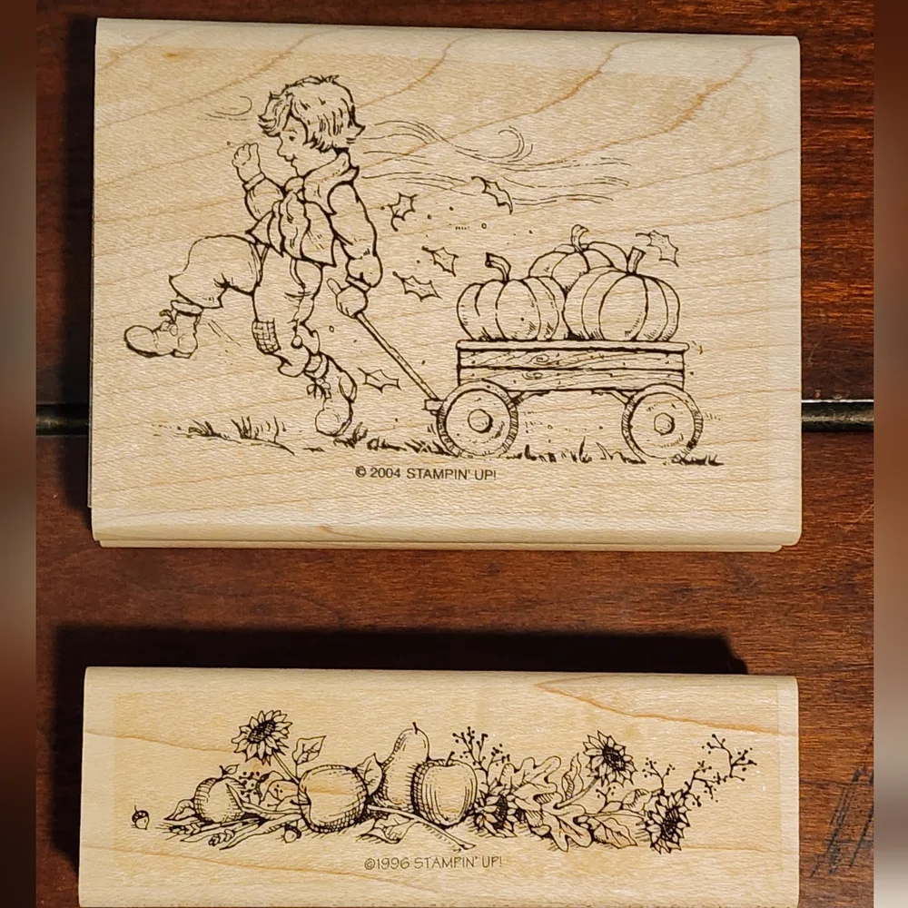 8 Thanksgiving Rubber Stamps - Picture 10 of 11